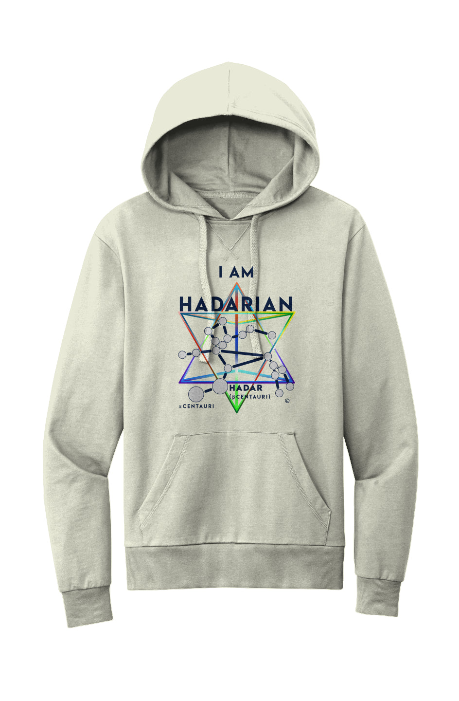 the hadarian collection: organic cotton, unisex, pullover hoodie