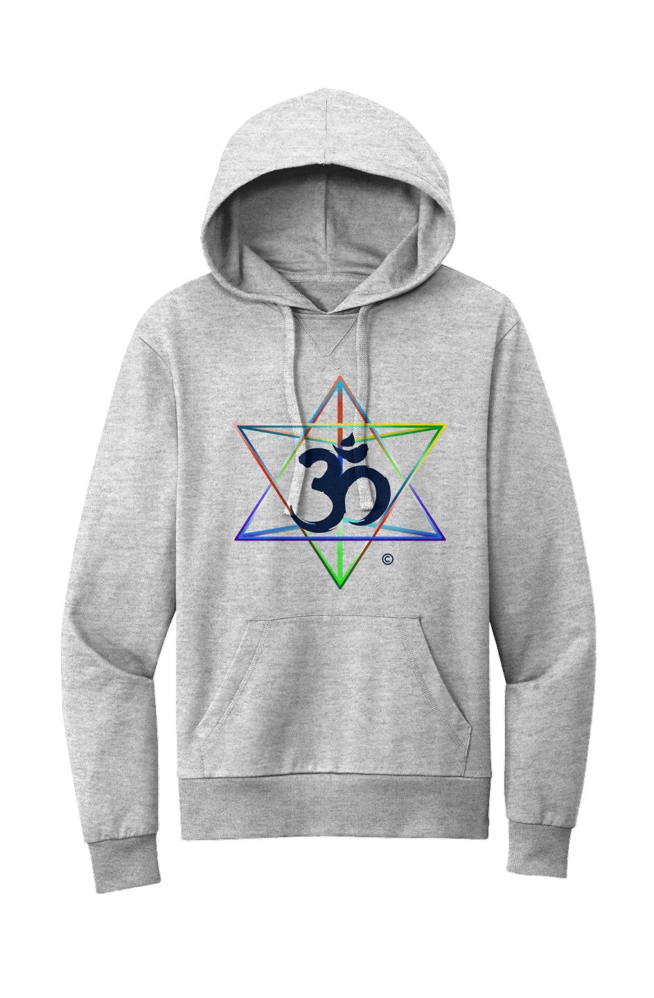 the om collection: organic cotton, unisex, pullover hoodie