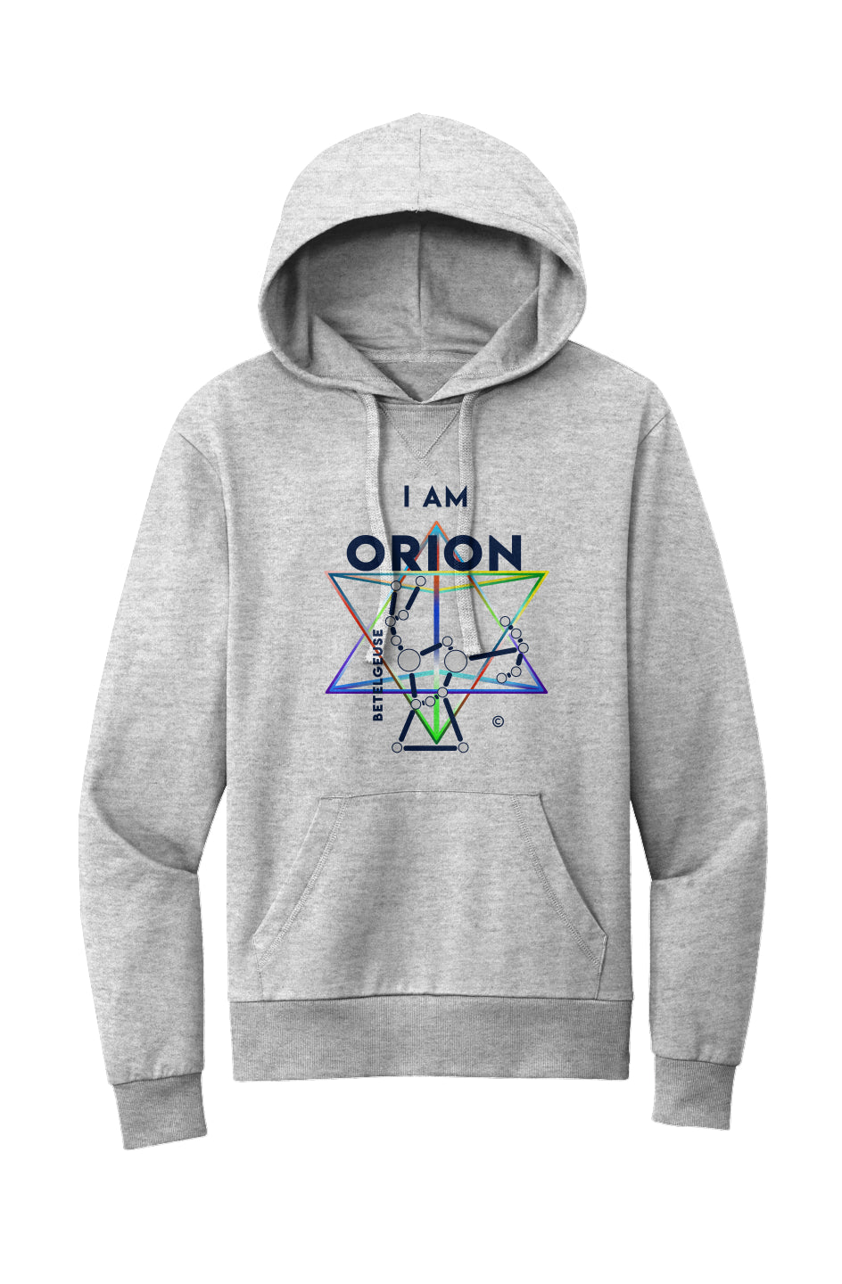 the orion collection: organic cotton, unisex, pullover hoodie