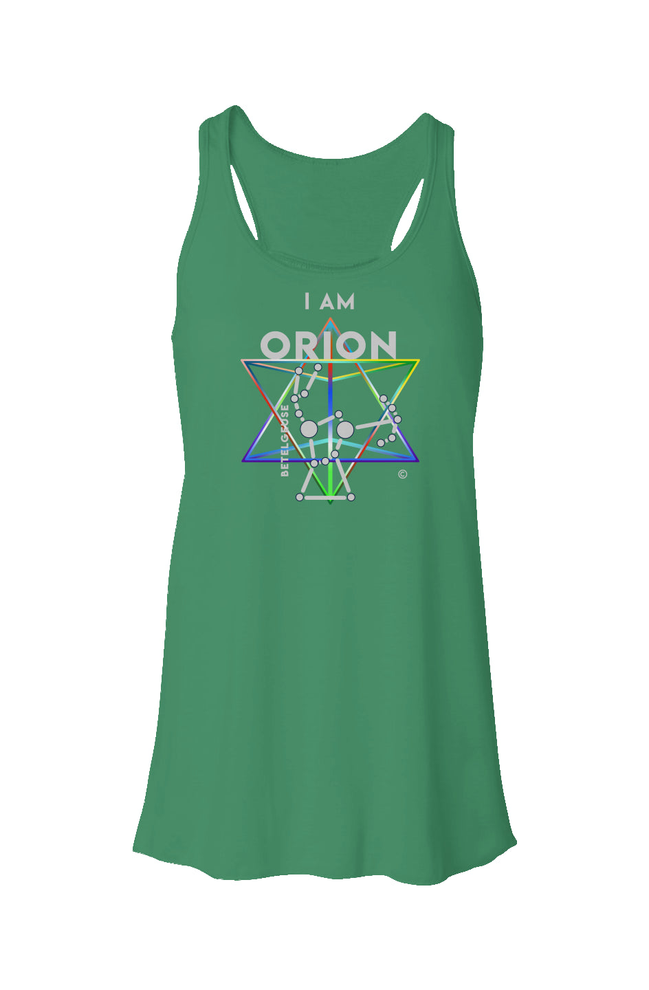 the orion collection: women's flowy racerback tank