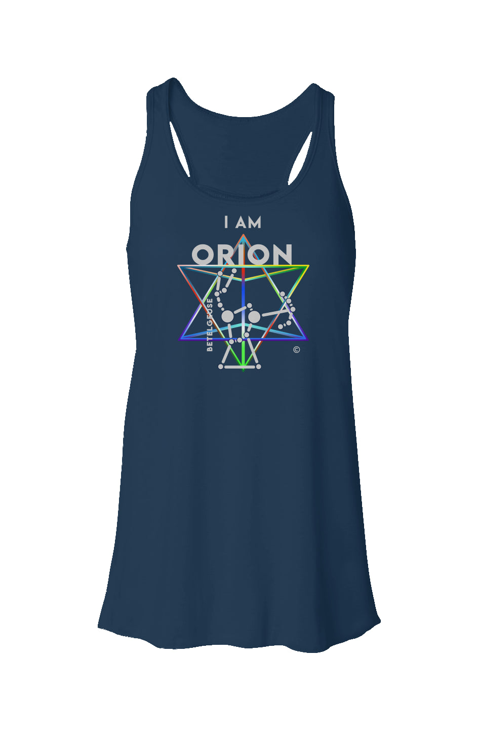 the orion collection: women's flowy racerback tank