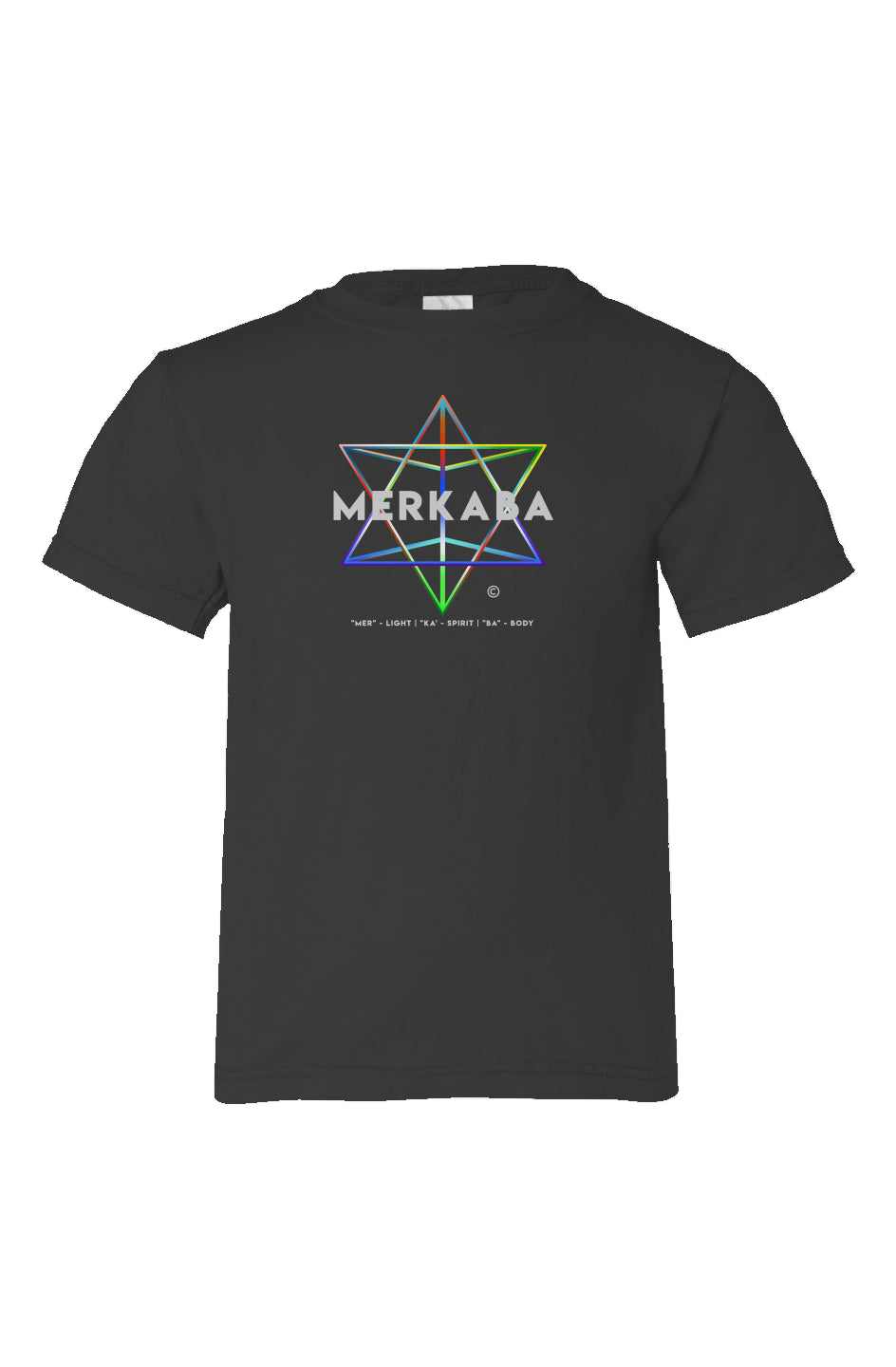 the merkaba collection: kids organic cotton t-shirt