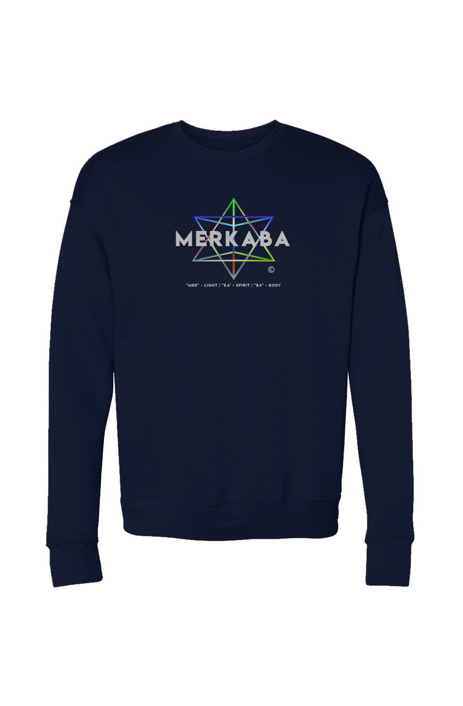 the merkaba collection: unisex drop shoulder sweatshirt