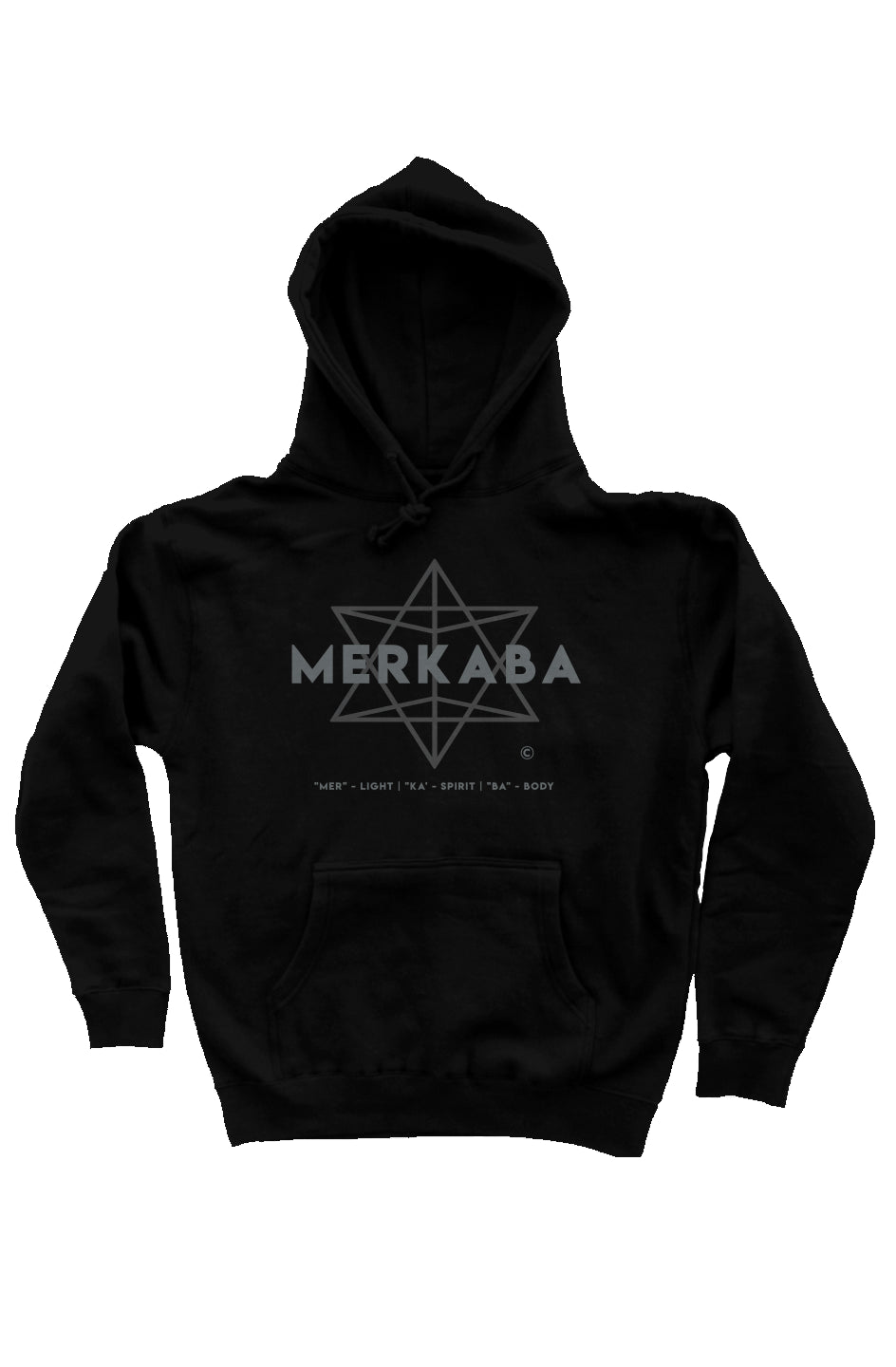 the merkaba collection: monochromatic unisex pullover hoodie