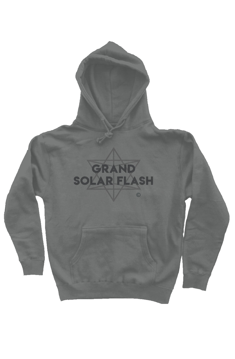 the grand solar flash collection: monochromatic unisex pullover hoody