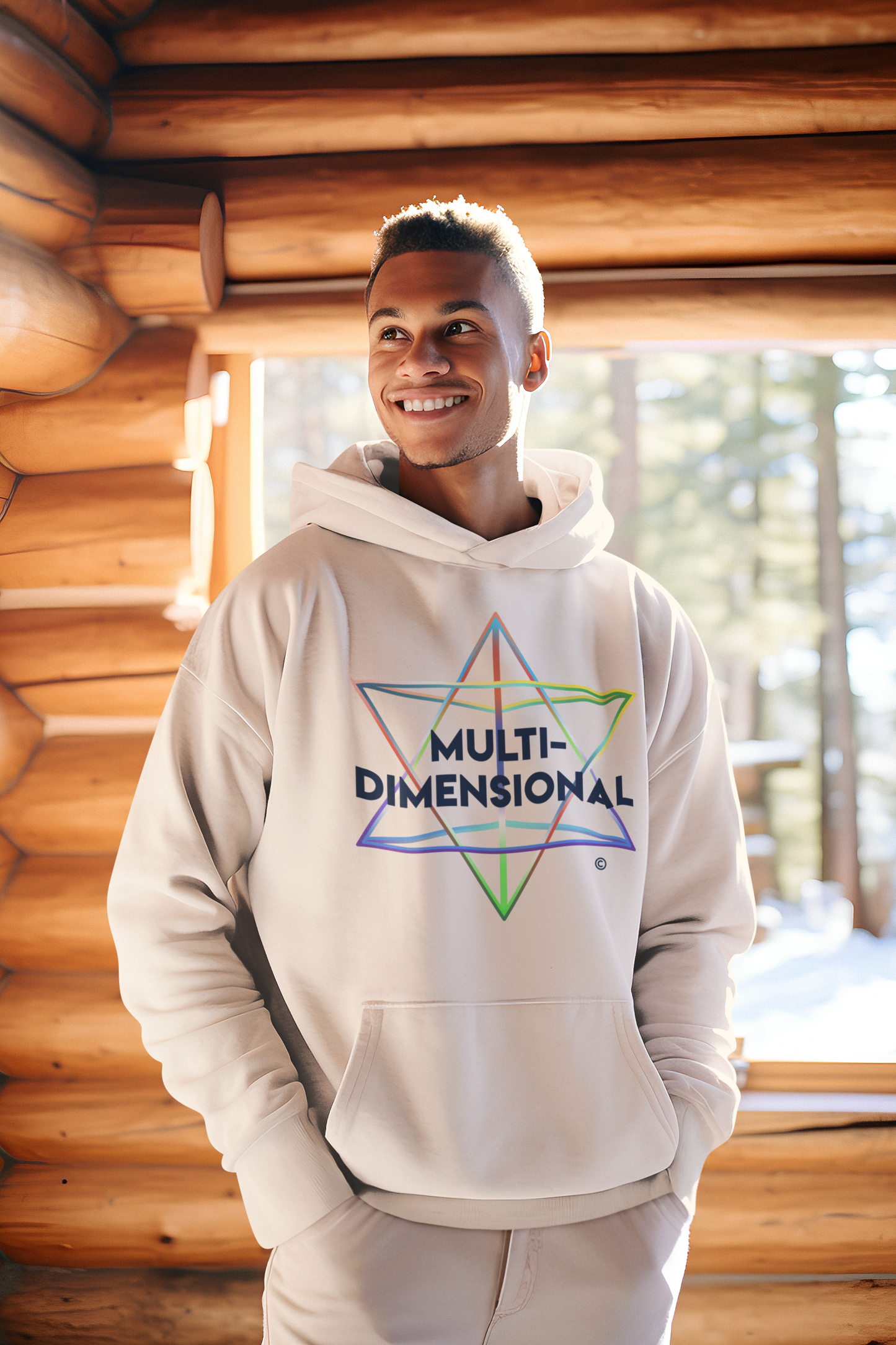 The Multi-Dimensional Collection: Unisex Pullover Hoodie