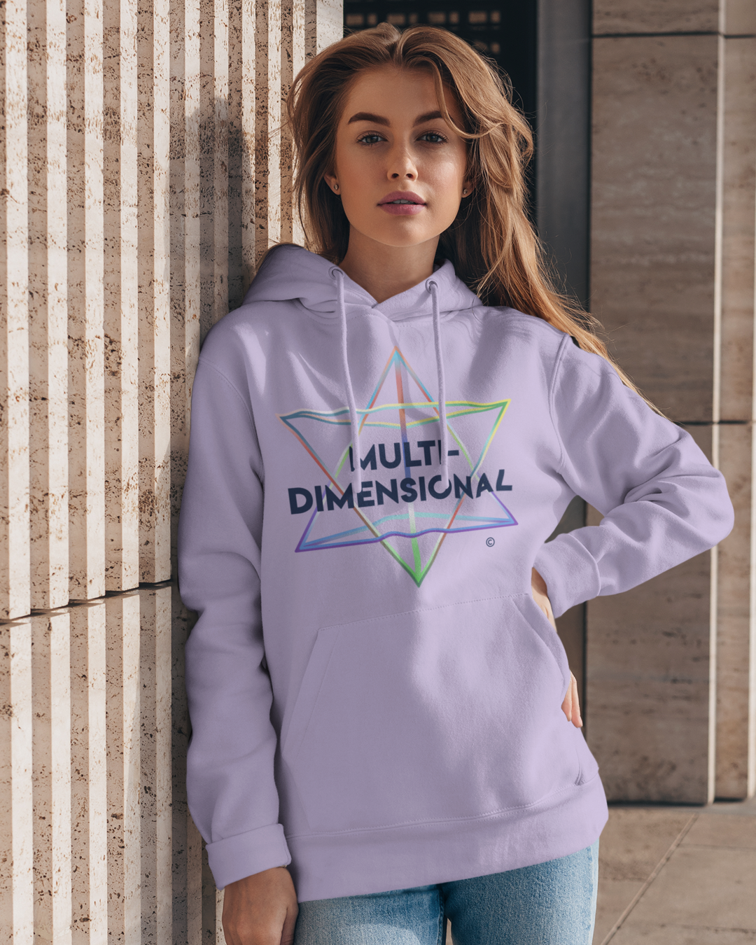 The Multi-Dimensional Collection: Unisex Pullover Hoodie