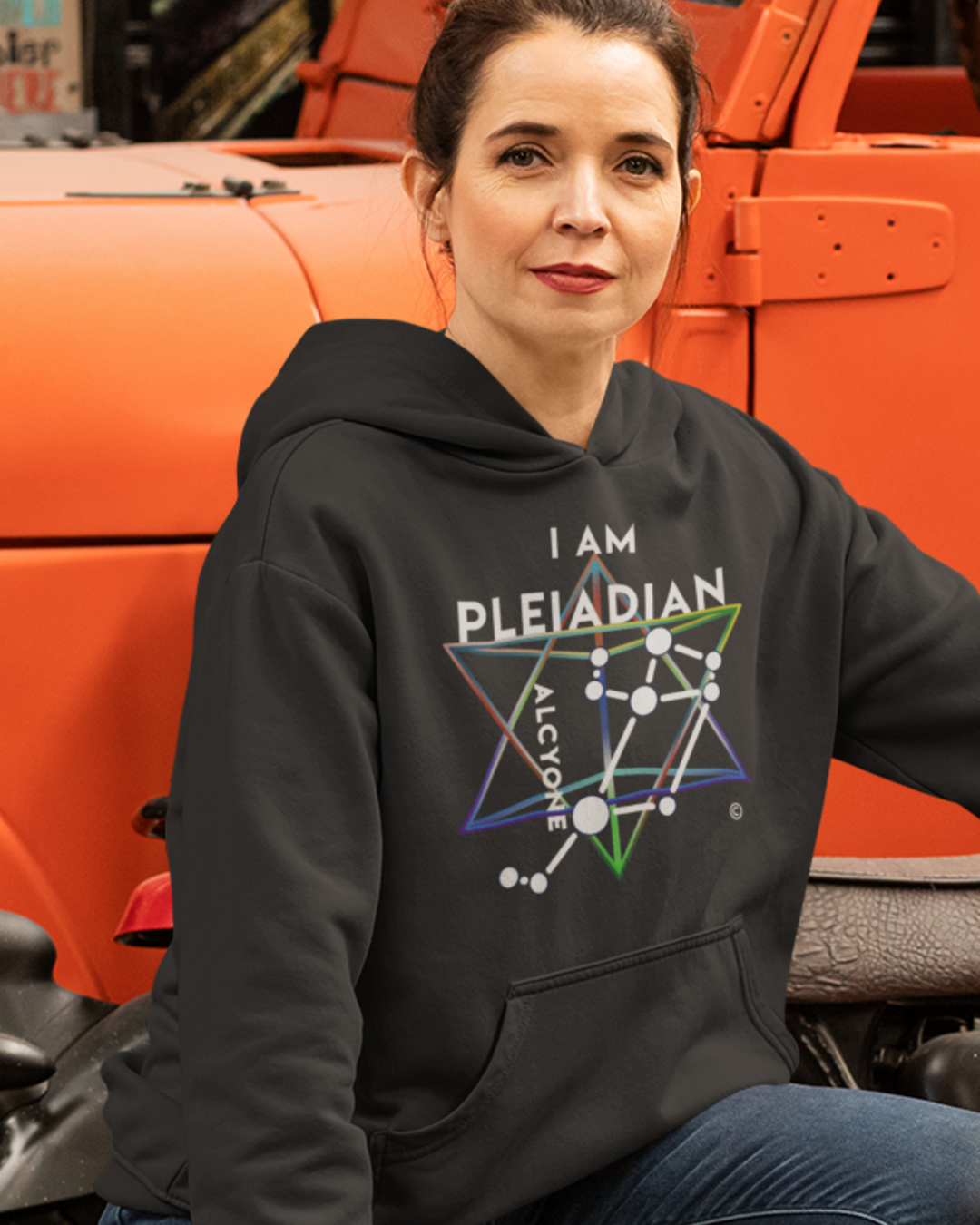 The Pleiadian Collection: Organic Cotton, Unisex, Pullover Hoodie