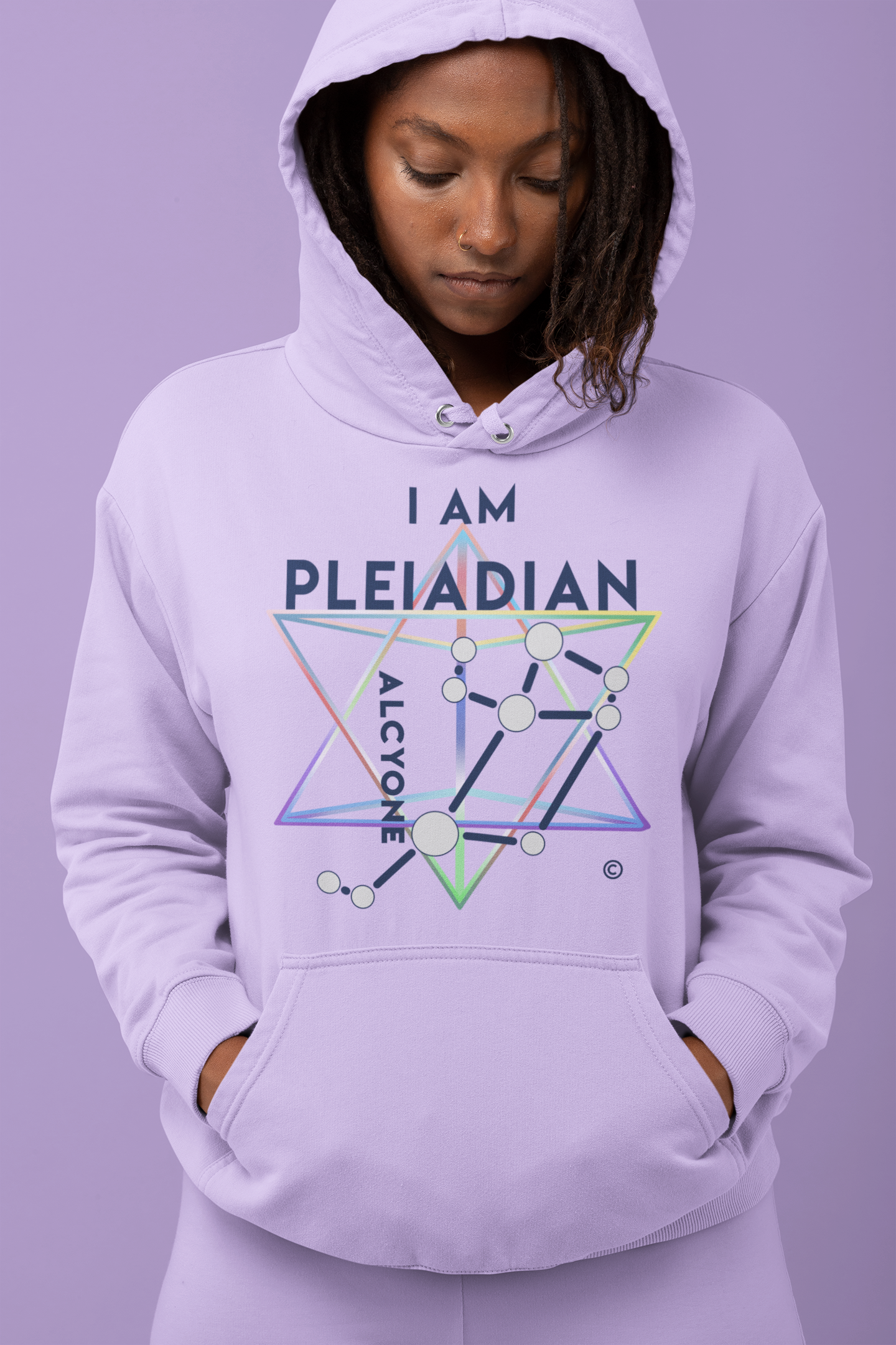 The Pleiadian Collection: Unisex Pullover Hoodie